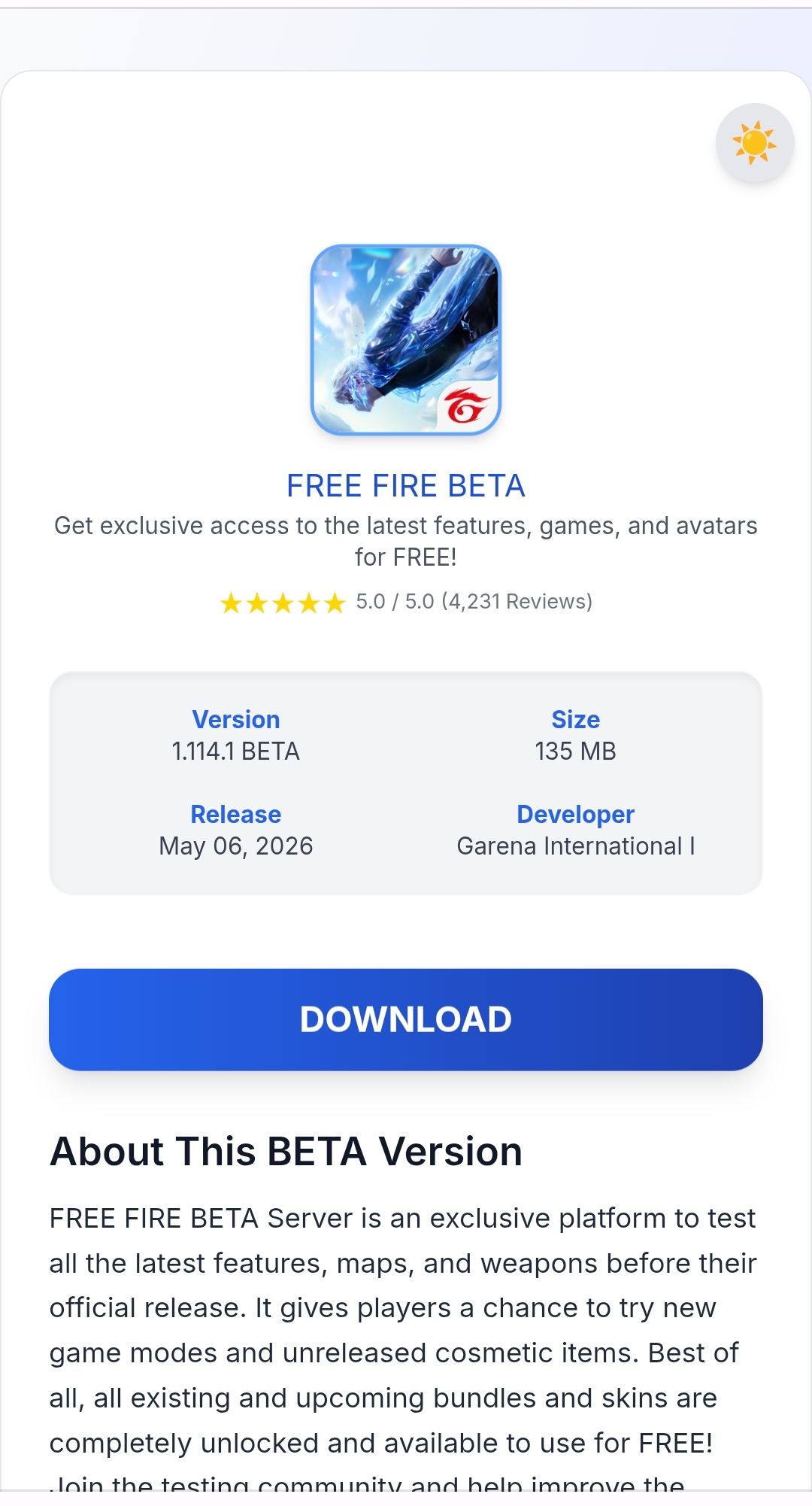 FF BETA V2